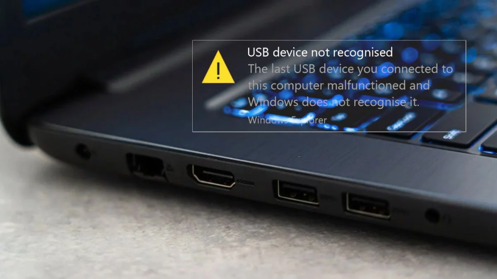 khắc phục lỗi máy tính không nhận USB